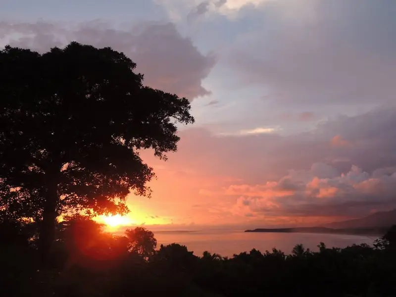 Sunset over Bahía Ballena