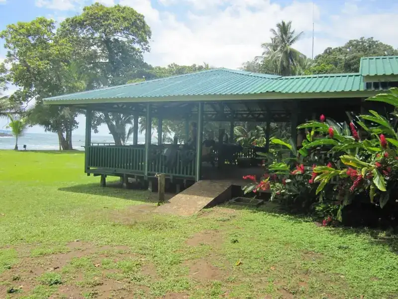 Una estación de guardaparques en el Parque Nacional Corcovado