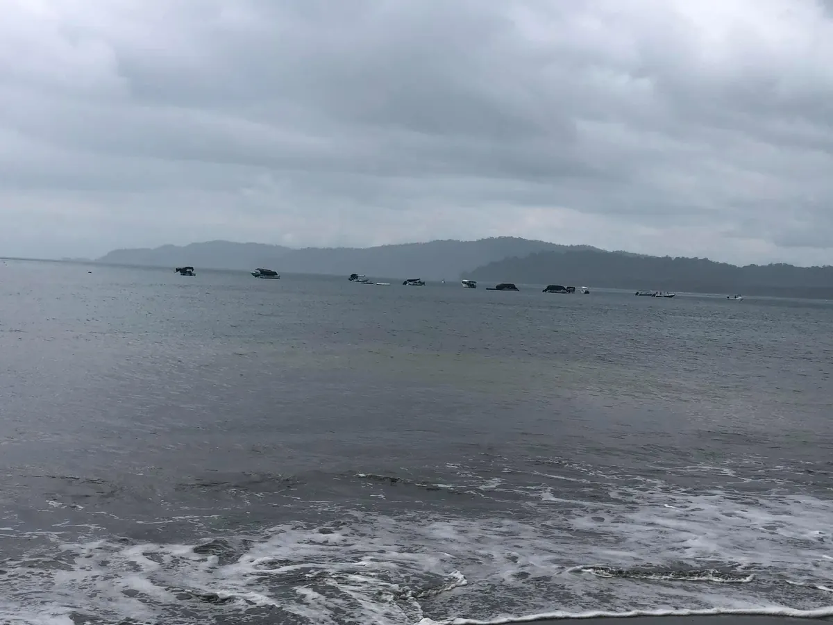 The Pacific seen from the forested tip of the Osa Peninsula